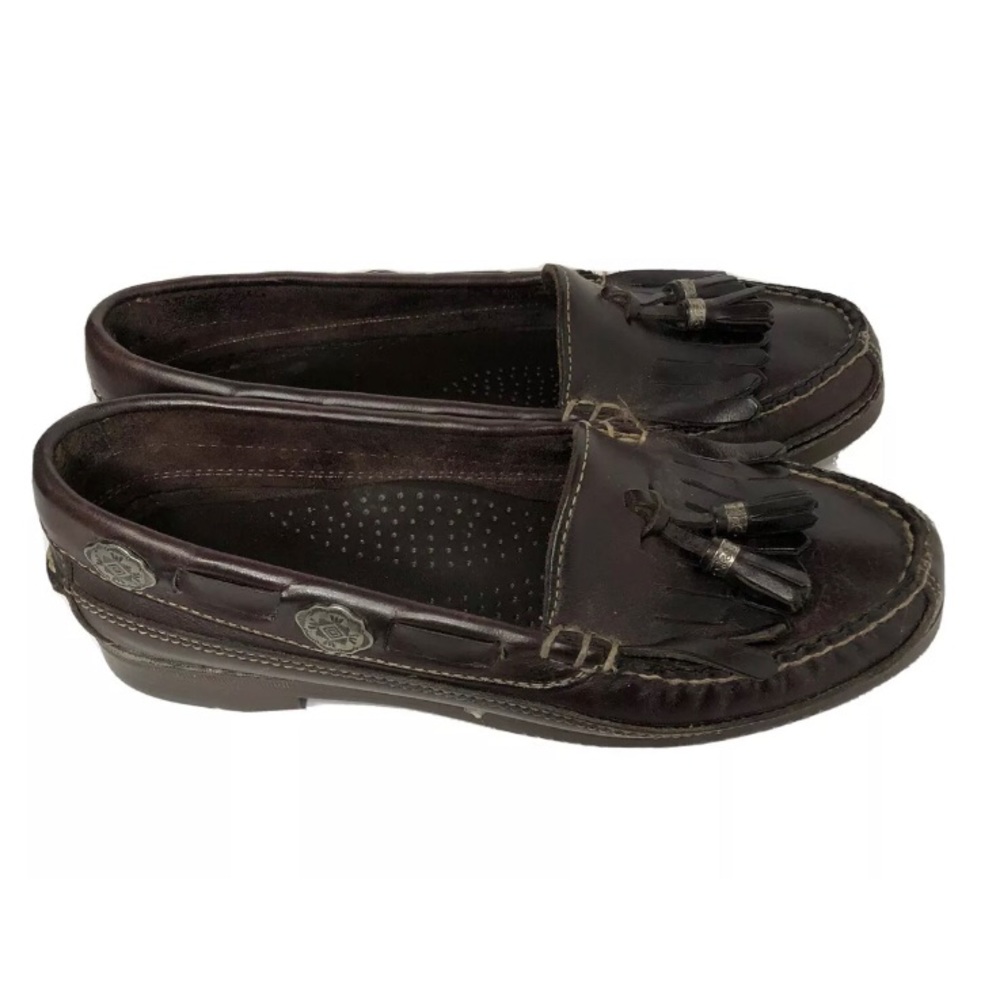 Dexter USA Brown Leather Boat Loafers Shoes 7.5